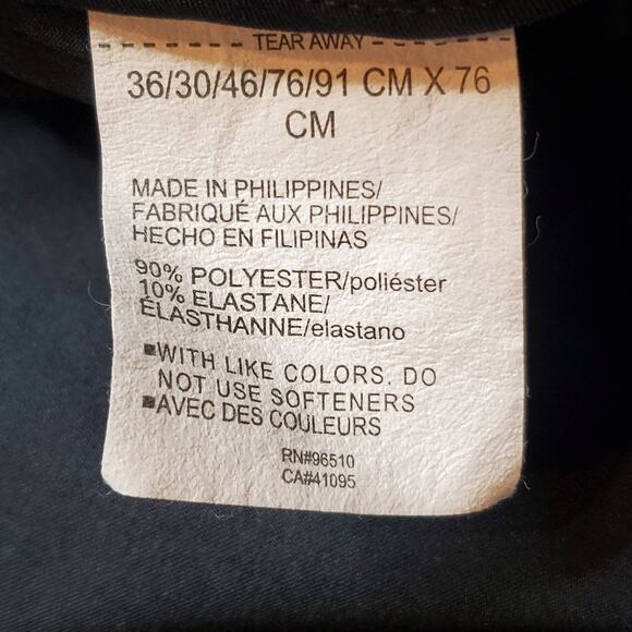 Under Armour Size 36X30 Drive Golf Pants Straight Leg Black 1377300 - Picture 8 of 9